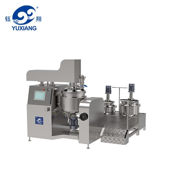 化妝品均質(zhì)真空乳化機(jī)是怎樣工作的？【鈺翔】